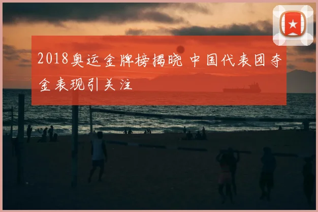 2018奥运金牌榜揭晓 中国代表团夺金表现引关注